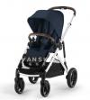 婴幼儿推车Cybex Stroller,可单人可双人可三人,可平整折叠,含购物篮和防雨罩